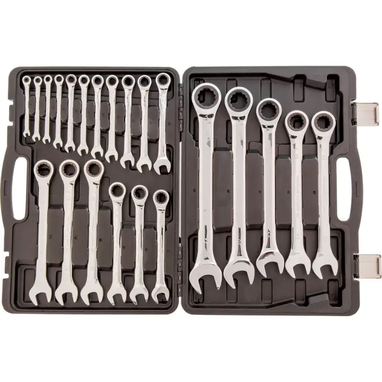 Набор комбинированных трещоточных ключей MATRIX 14799