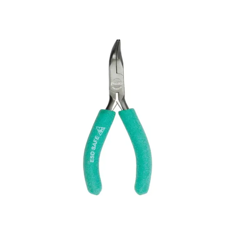 Изогнутые антистатические длинногубцы Pro'sKit PM-055CN С00036613
