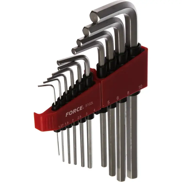Набор шестигранников FORCE 5102L Набор шестигранников FORCE 5102L