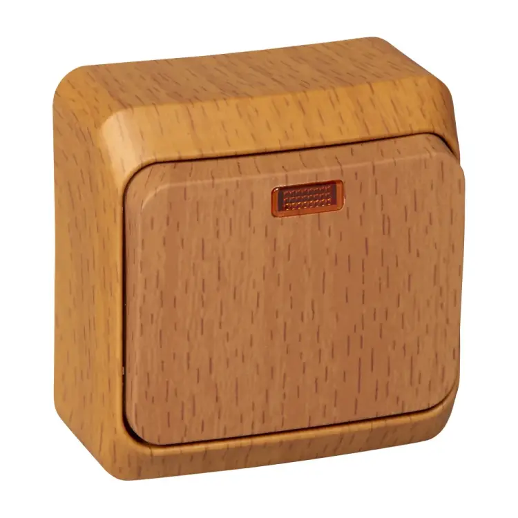 Одноклавишный выключатель Systeme Electric Этюд Дача BA10-005T