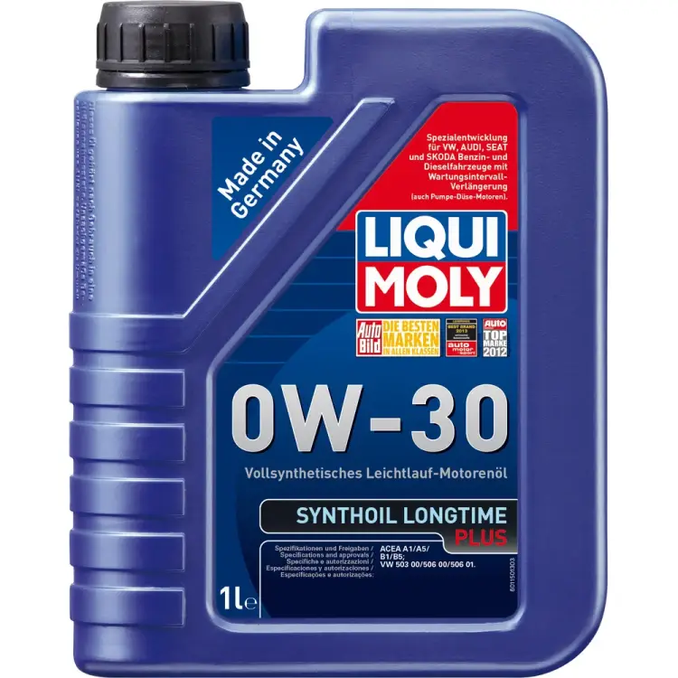 Синтетическое моторное масло LIQUI MOLY Synthoil Longtime Plus 0W-30 SJ/CF;A5/B5 1150