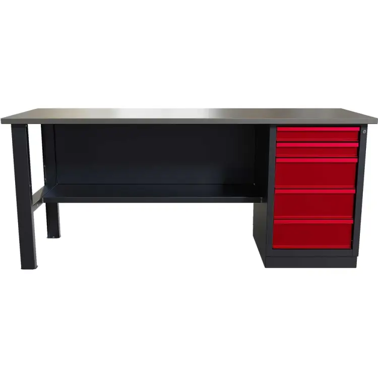 Слесарный однотумбовый верстак IRONMEBEL worky WK-5 M-IM00163K