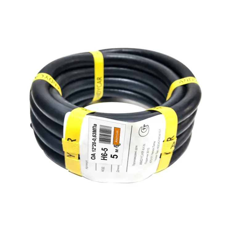 Трехслойный резиновый маслобензостойкий шланг Andycar H6-5