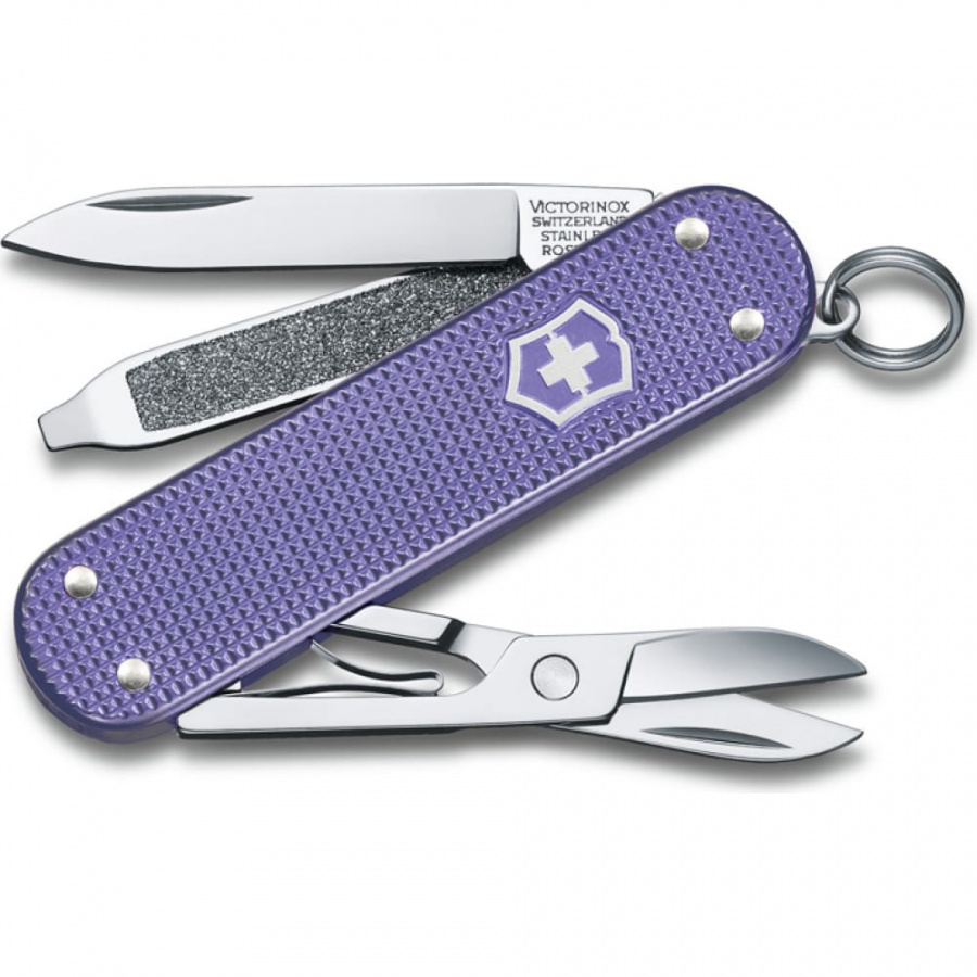 Нож-брелок Victorinox Classic SD Alox Colors Electric Lavender