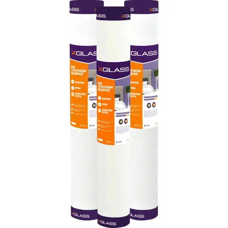 Стеклотканевые обои XGLASS Gold Рогожка средняя 290070