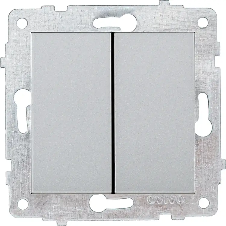 Механизм 2-клавишного выключателя OVIVO 600-000210-202