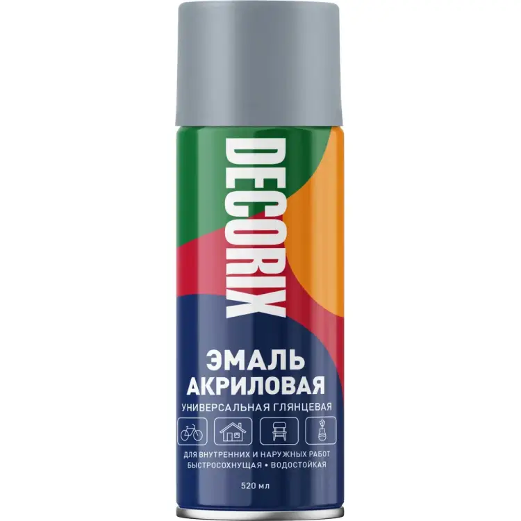 Универсальная аэрозольная акриловая эмаль Decorix 0101-27 DX Универсальная аэрозольная акриловая эмаль Decorix 0101-27 DX
