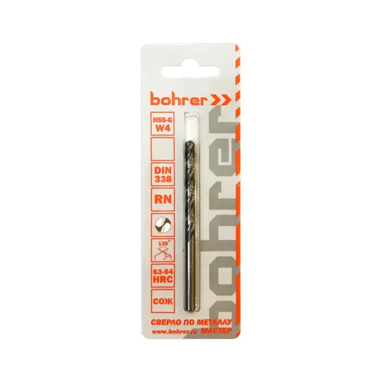 Сверло по металлу Bohrer Мастер DIN 338 RN 31520060 Сверло по металлу Bohrer Мастер DIN 338 RN 31520060