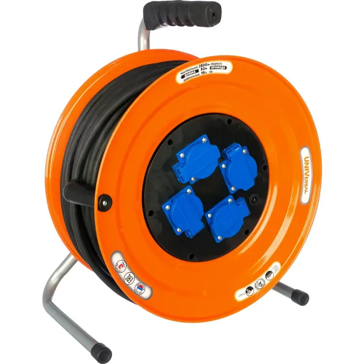 Силовой удлинитель на катушке UNIVersal У16-046 9633329 Силовой удлинитель на катушке UNIVersal У16-046 9633329