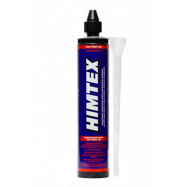 Всесезонный химический анкер для любого бетона, кирпича HIMTEX VESF PROFI 200 HIM200400 Всесезонный химический анкер для любого бетона, кирпича HIMTEX VESF PROFI 200 HIM200400