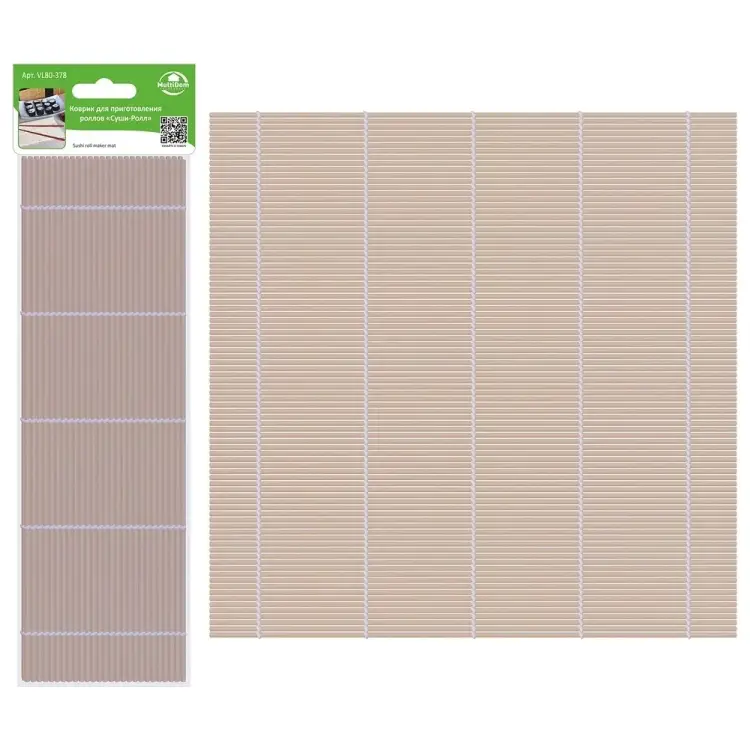 Коврик для приготовления роллов МУЛЬТИДОМ Суши-Ролл VL80-378