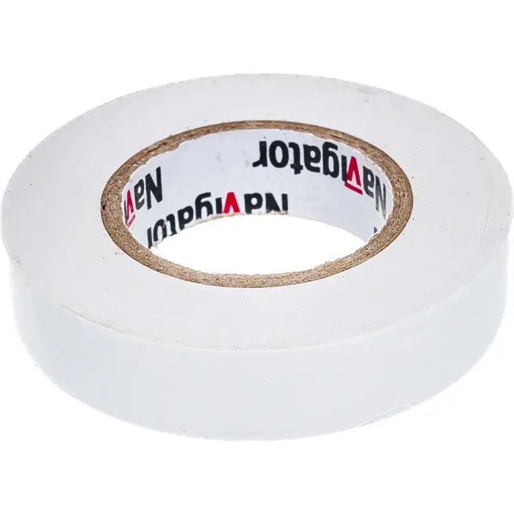 Изолента пвх Navigator NIT-B15-20/WH 71102