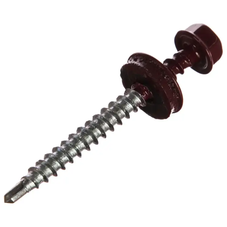 Кровельный саморез Госкреп 4,8х51 RAL3005 красное вино (40 шт.) КР.012014