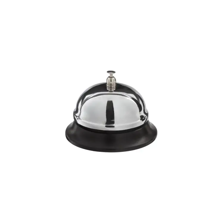 Хромированный настольный звонок для ресепшн BRAUBERG 454410