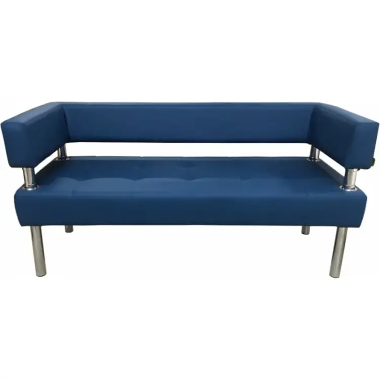 Трехместный диван Мягкий Офис синий СТР301СН