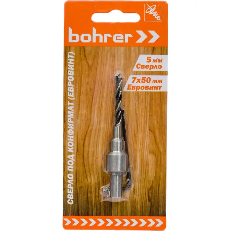 Сверло под конфирмат по дереву Bohrer 31710750