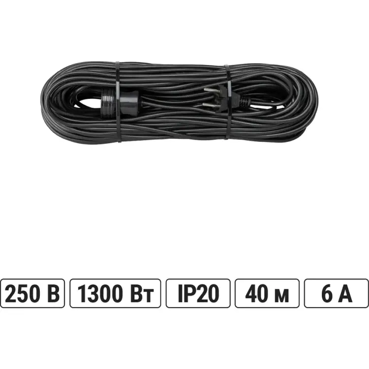 Народный силовой удлинитель-шнур TDM ELECTRIC SQ1307-0204 Народный силовой удлинитель-шнур TDM ELECTRIC SQ1307-0204