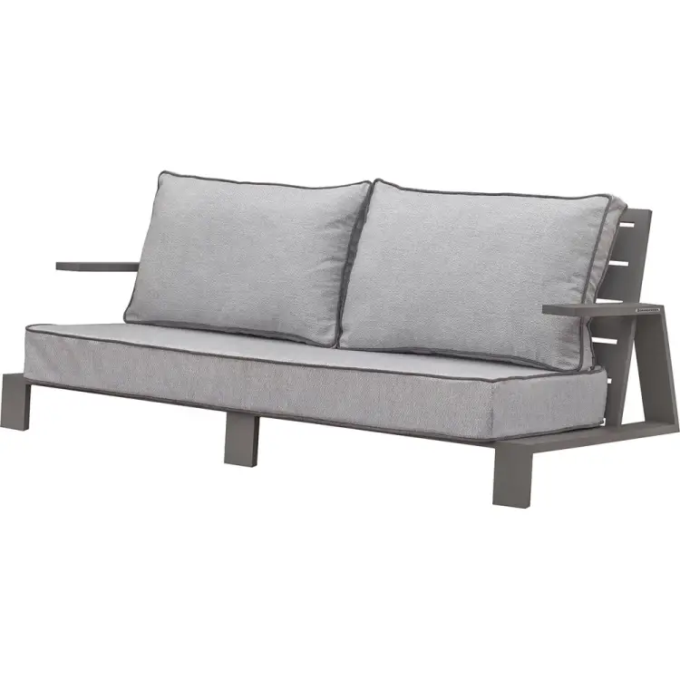 Диван уличный GreenWeen KORFU каркас алюминий, цвет LAVA, подушки рогожка, цвет JASPER GREY, 1880x940x680 мм GW-AL-KORFU-SOFA-LAVA Диван уличный GreenWeen KORFU каркас алюминий, цвет LAVA, подушки рогожка, цвет JASPER GREY, 1880x940x680 мм GW-AL-KORFU-SOFA-LAVA