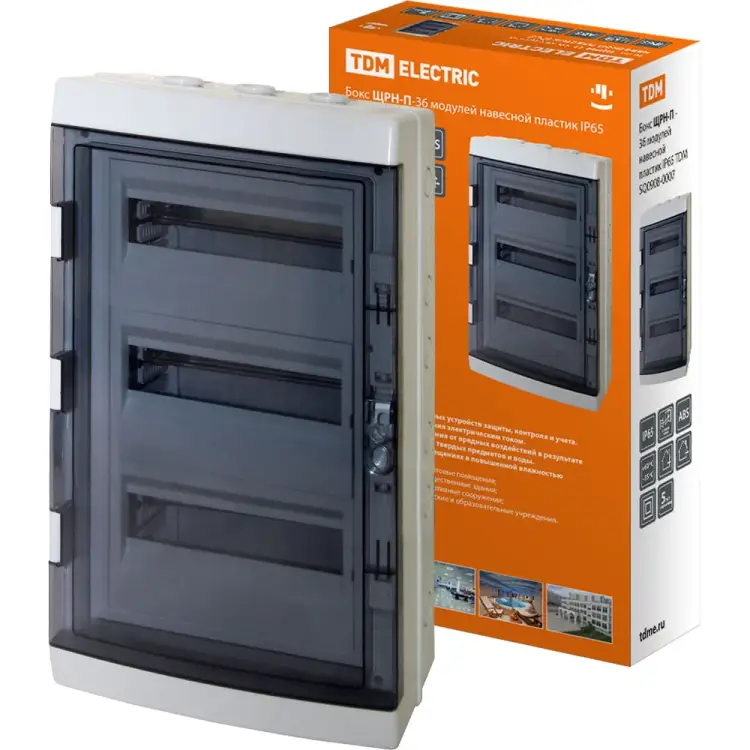 Бокс TDM ELECTRIC ЩРН-П-36 SQ0908-0007