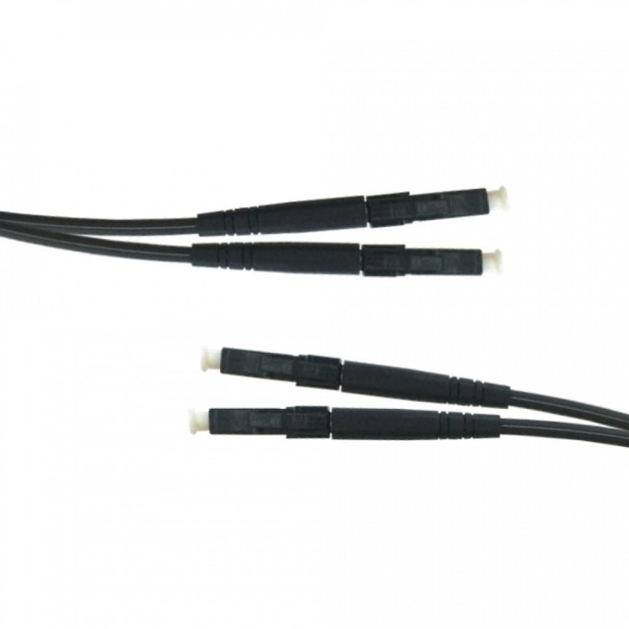 Дуплексный оптический патч-корд TopLan DPC-TOP-OM3-LC/P-LC/P-1.5 BK