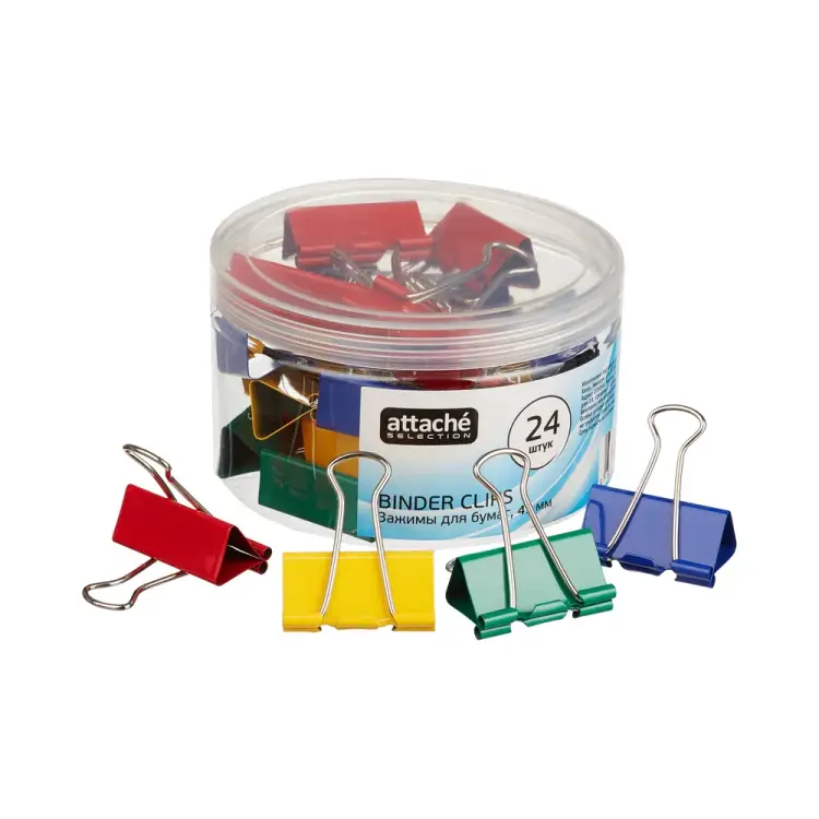 Зажимы для бумаг Attache Selection 723552