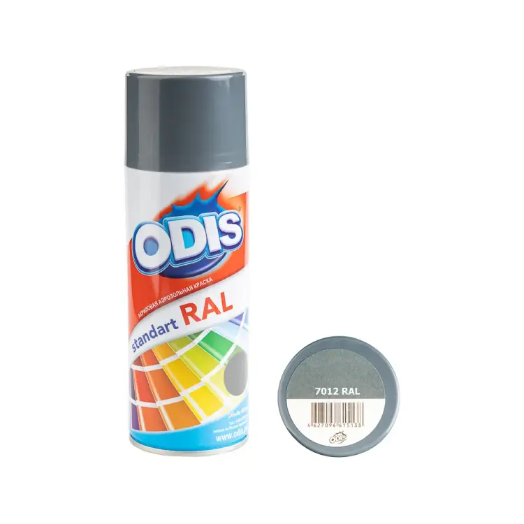 Краска-спрей ODIS standart 7012ral Краска-спрей ODIS standart 7012ral