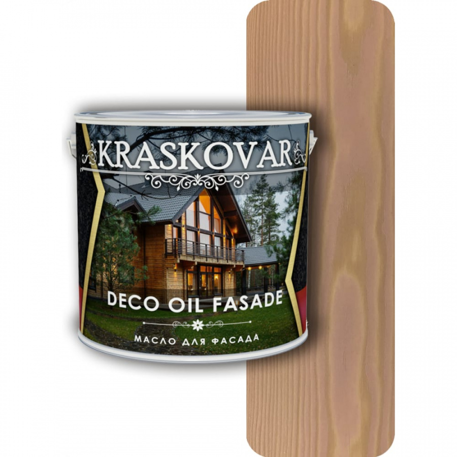 Масло для фасада Kraskovar Deco Oil Fasade