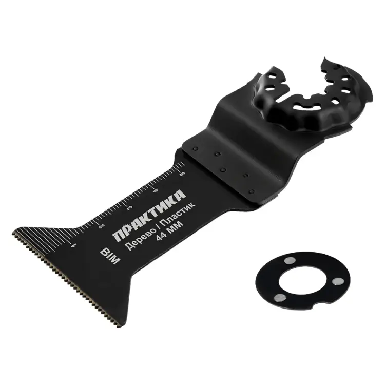 Режущая насадка для МФИ, по металлу и дереву ПРАКТИКА Т-образная, BiM, 44 мм, крупный зуб 240-270