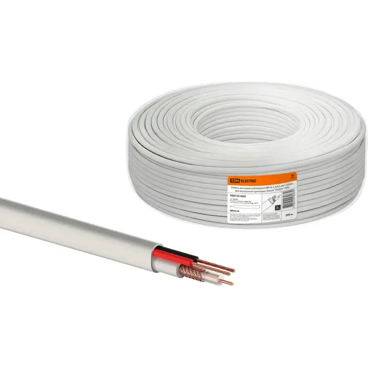 Кабель для видеонаблюдения для внутренней прокладки TDM ELECTRIC SQ0123-0001