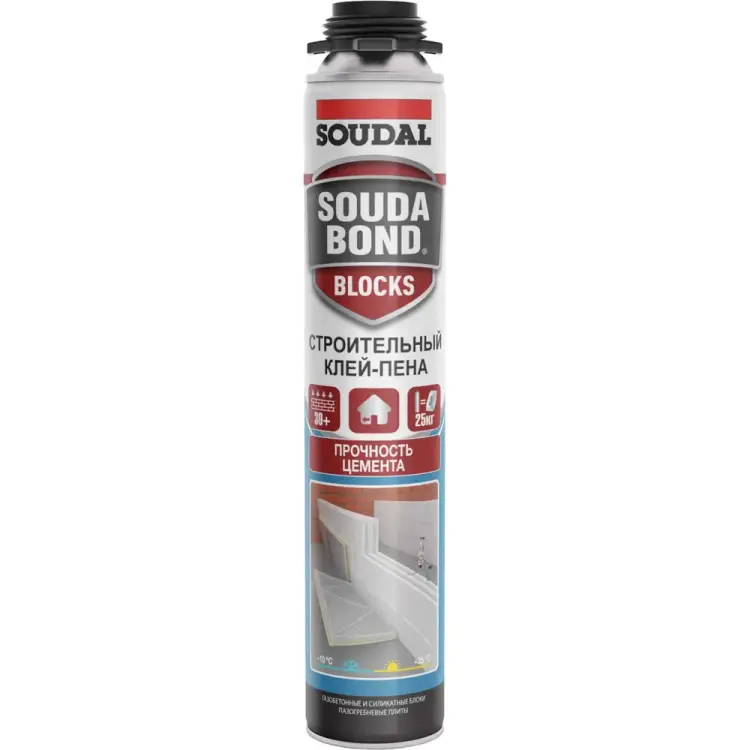 Полиуретановый клей Soudal Соудабон BLOCKS 199052 Полиуретановый клей Soudal Соудабон BLOCKS 199052