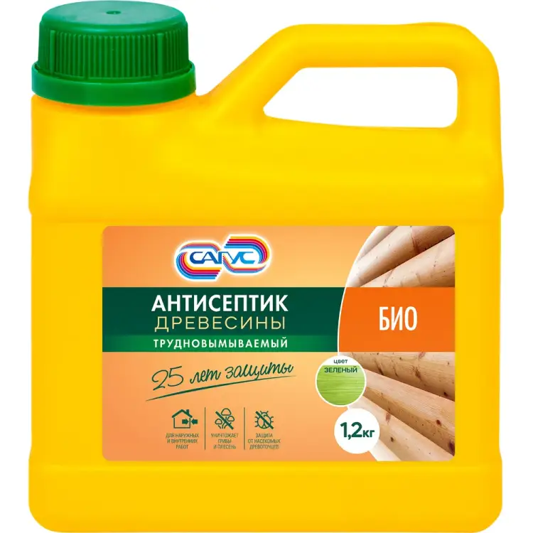 Антисептик древесины САГУС Био Б 0296
