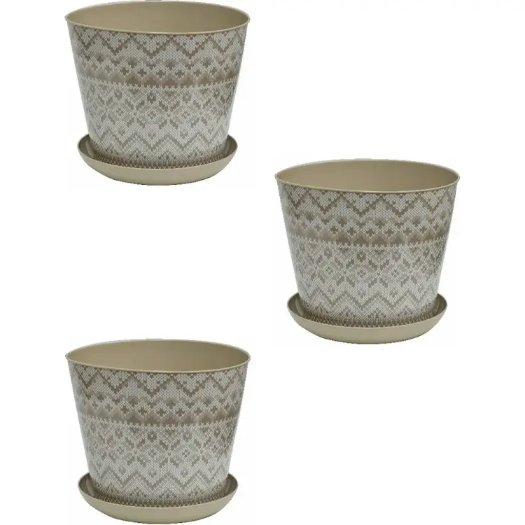 Круглое кашпо Violet N-Kahpo-3/-38143-53