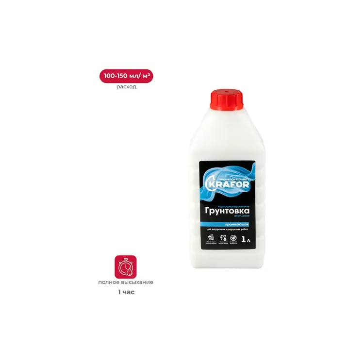 Универсальная проникающая грунтовка KRAFOR 27334
