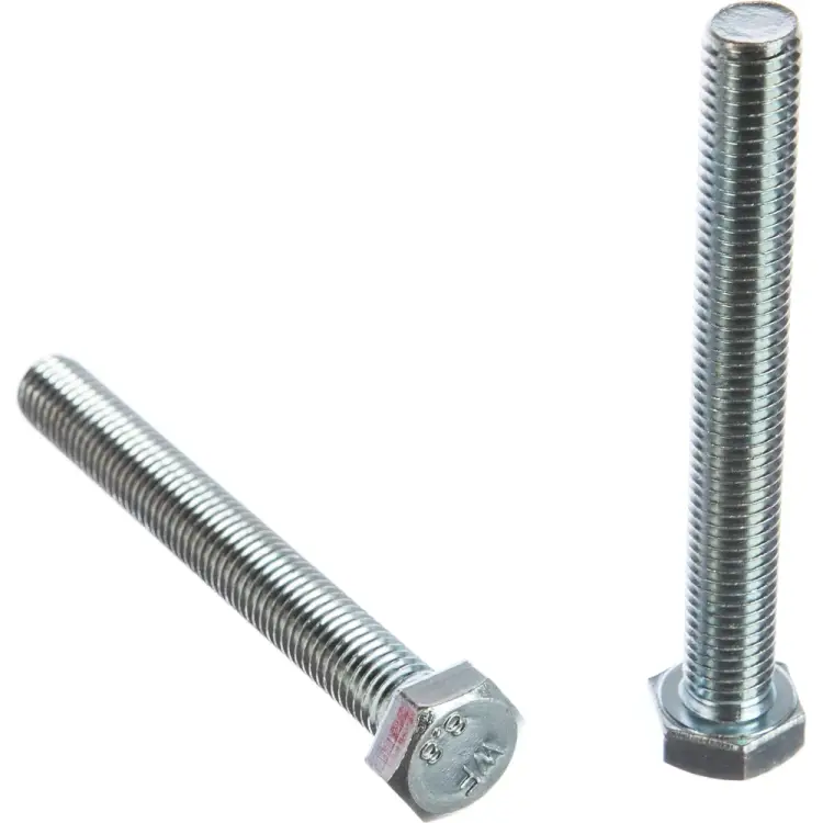 Оцинкованный шестигранный болт Tech-Krep М12х100 DIN933 (2 шт.) 126524