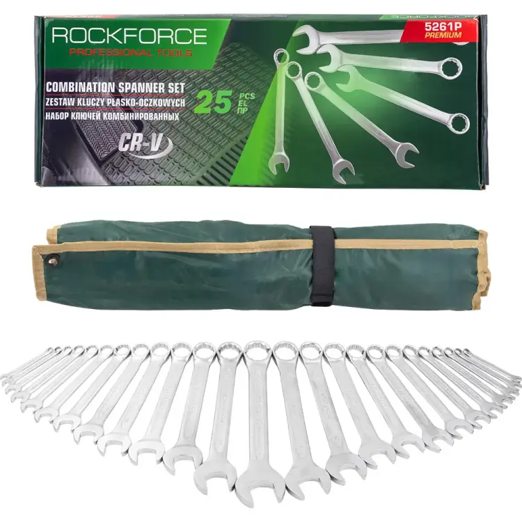 Набор ключей комбинированных Rockforce RF-5261P Premium(60778) Набор ключей комбинированных Rockforce RF-5261P Premium(60778)