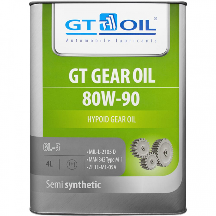 Масло GT OIL Gear Oil SAE 80W-90 API GL-5
