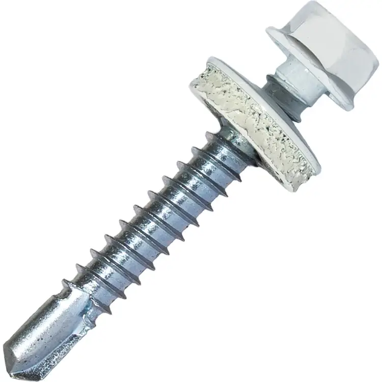 Самосверлящий винт HARDWEX ТМ HWX7-W-P9-5.5x38 мм. св.№3, RAL 9016 (150 шт.) 5190000240379