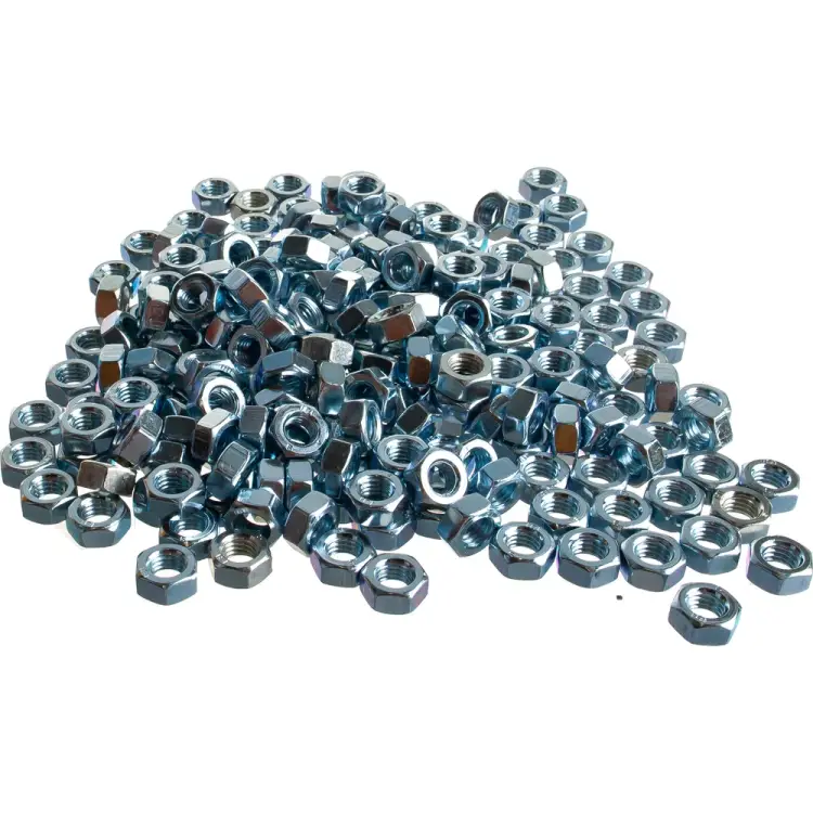 Оцинкованная гайка КрепСтройГрупп М8 DIN934 (1 кг) 145137