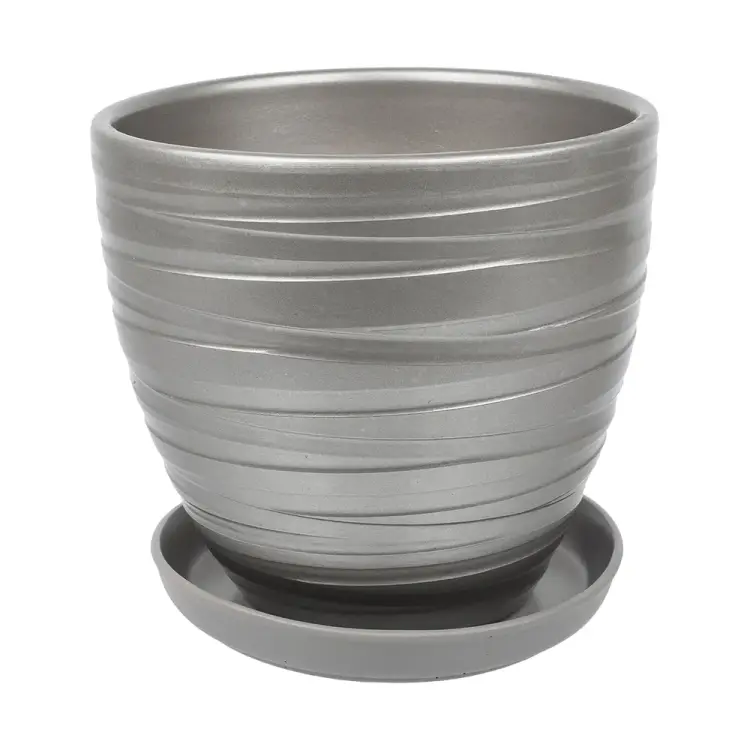 Керамический горшок Вещицы рельеф BH-95-2