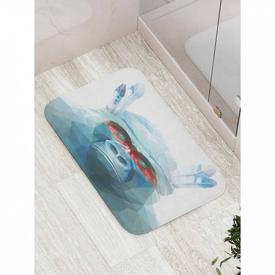 Противоскользящий коврик для ванной, сауны, бассейна JOYARTY Призрачная горилла