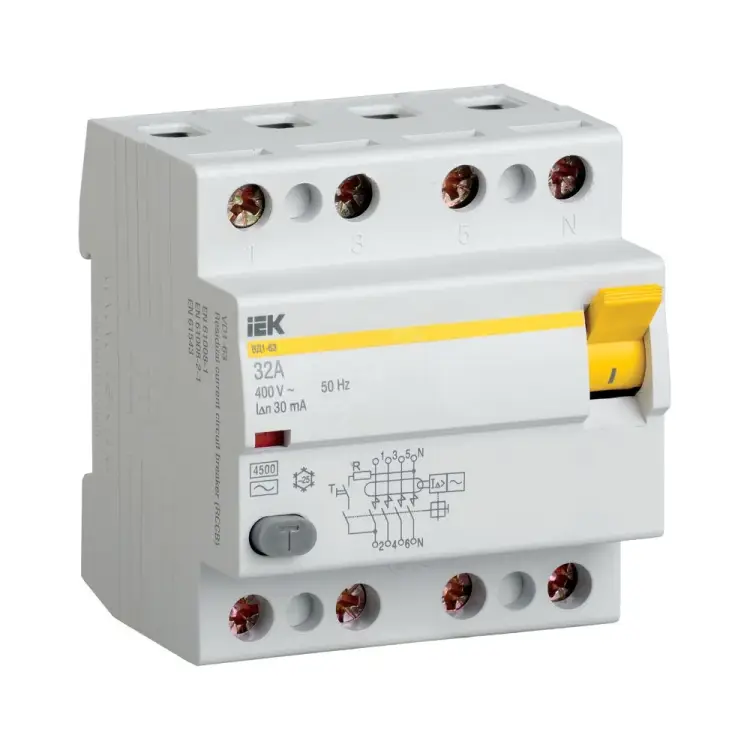 Дифференциальный автомат IEK АВДТ-32 1п+N, 16А, В, 10мА MAD22-5-016-B-10