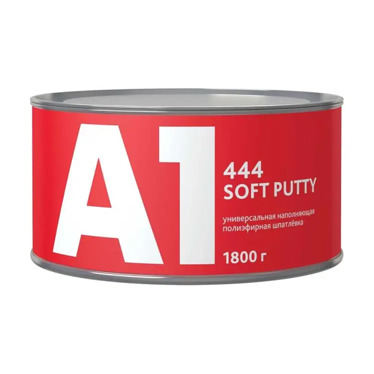 Универсальная легкошлифуемая шпатлевка A1 444 SOFT PUTTY 444SP-1800