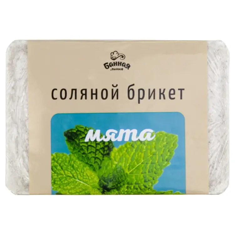 Соляной брикет Банная линия Мята 11-534 Соляной брикет Банная линия Мята 11-534