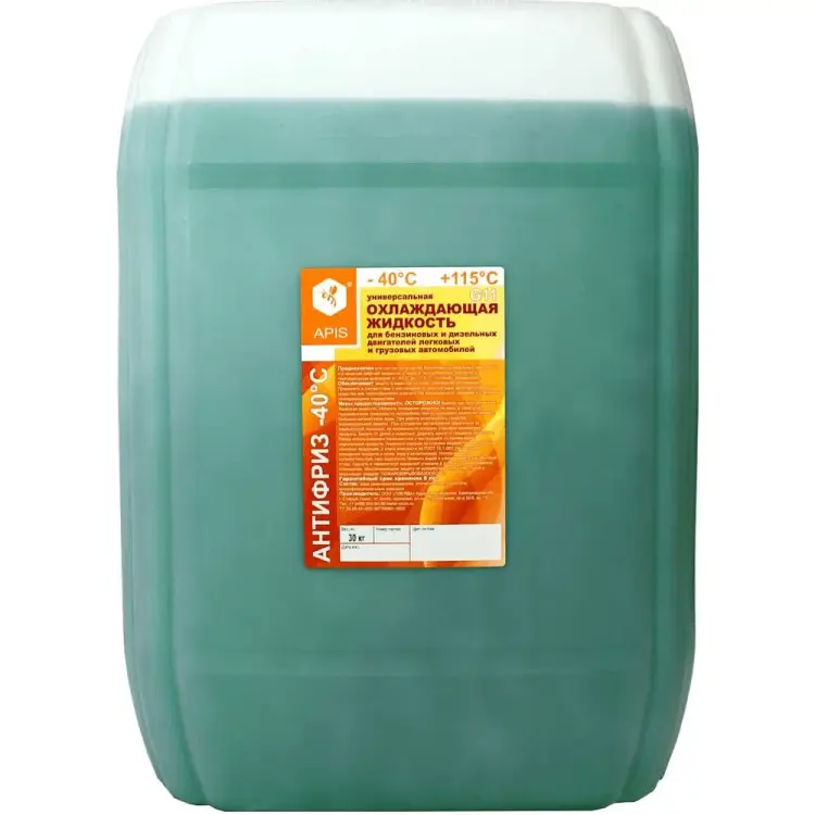 Охлаждающая жидкость для двигателя автомобиля APIS RUZ-003-0012
