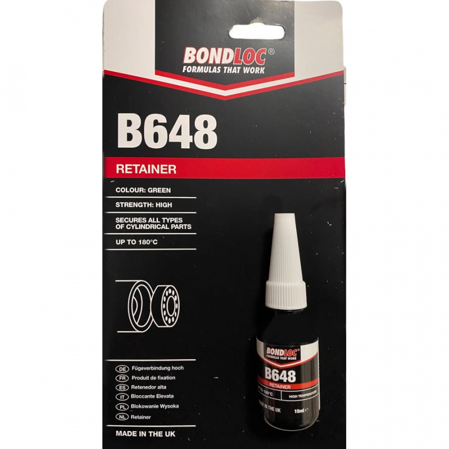 Высокотемпературный фиксатор цилиндрических соединений Bondloc B648