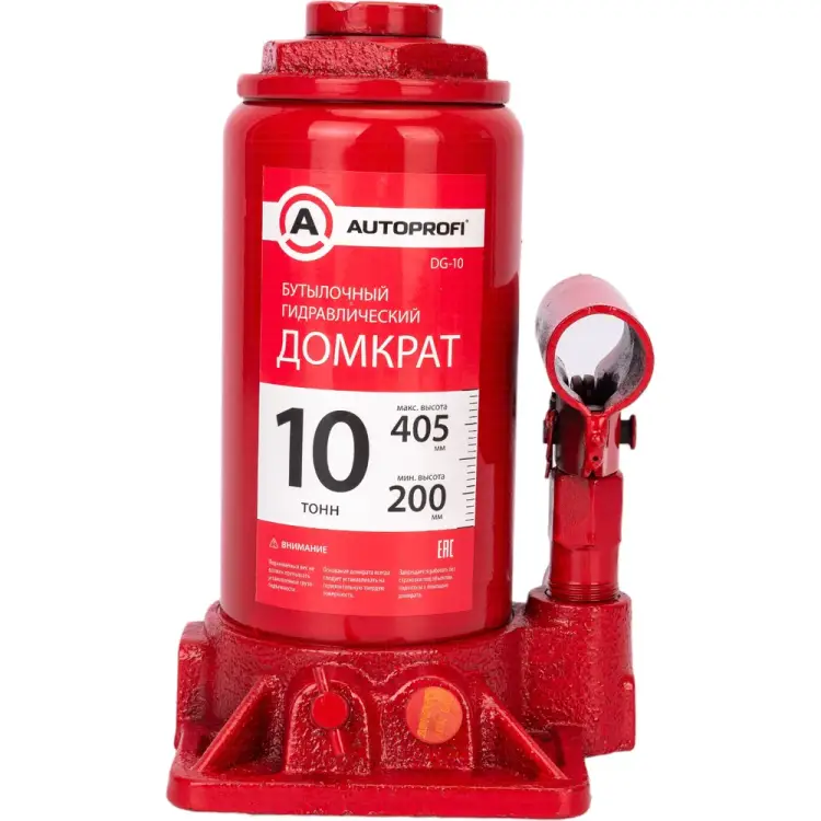 Бутылочный домкрат AUTOPROFI DG-10