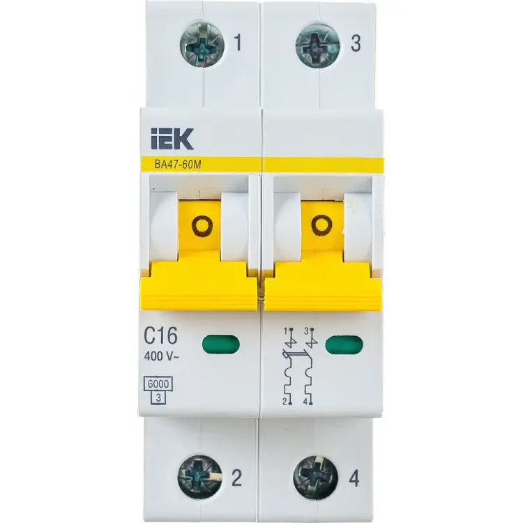 Автоматический выключатель IEK ВА47-60M MVA31-2-016-C