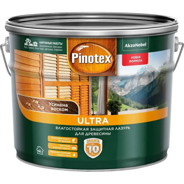 Влагостокая лазурь Pinotex Ultra 5803602