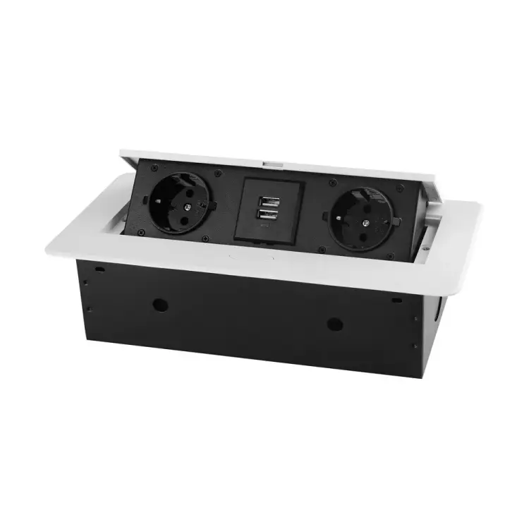 Горизонтальная выдвижная розетка ROCKETSOCKET SHS018-W