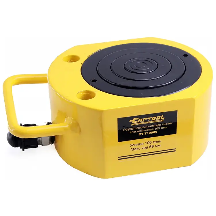 Низкий телескопический гидравлический цилиндр Car-tool CT-T10069 Низкий телескопический гидравлический цилиндр Car-tool CT-T10069